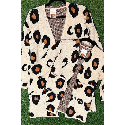Mommy & Me Animal Spotted Cardigan