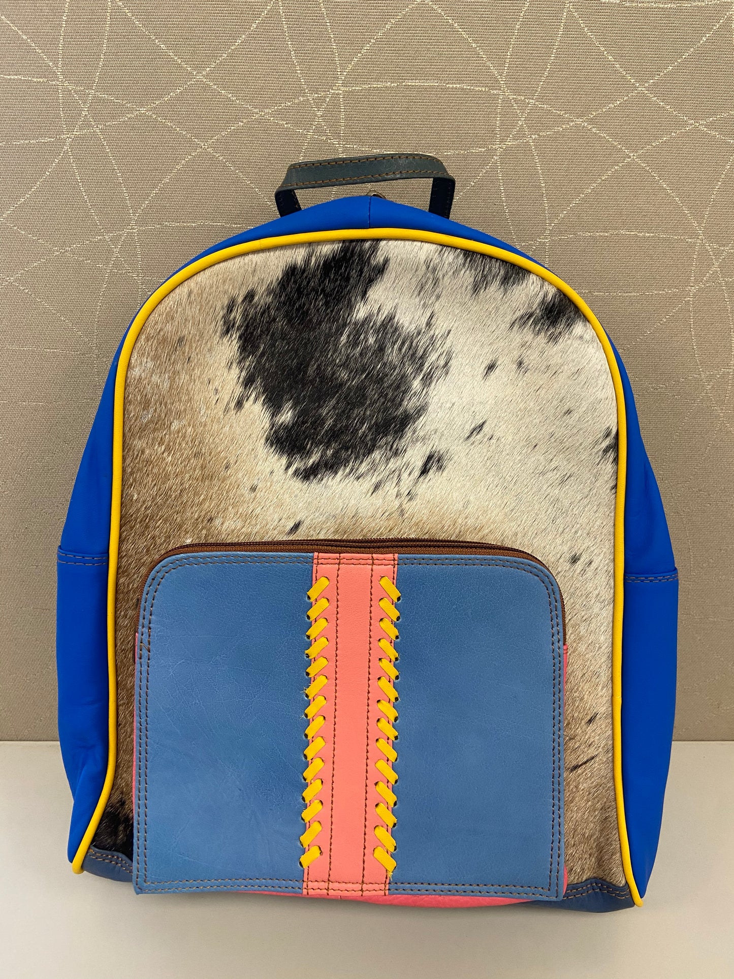 Brianne Leather and Hair Backpack