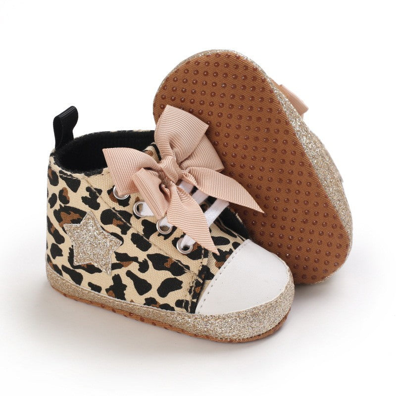 Infant/Toddler High Top Canvas Shoes