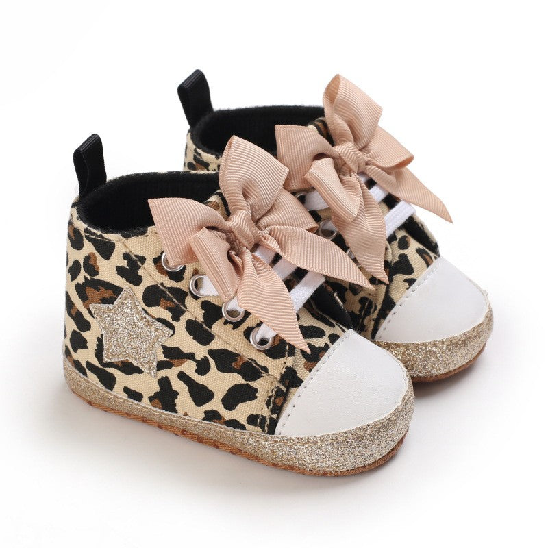 Infant/Toddler High Top Canvas Shoes