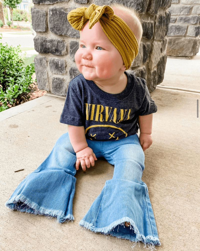 Cori - Light Wash Bell Bottoms