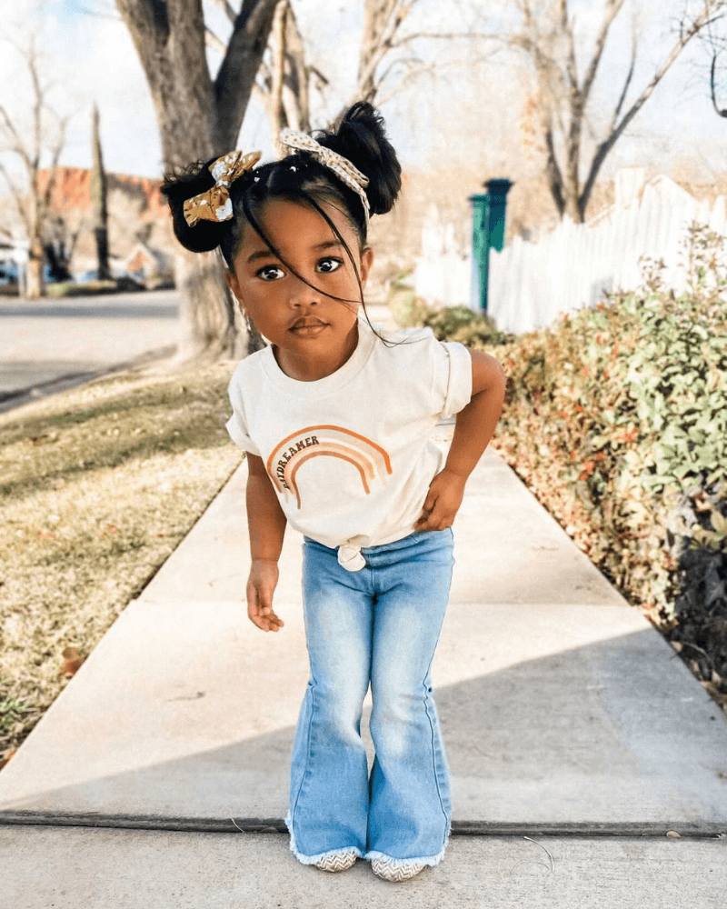 Cori - Light Wash Bell Bottoms