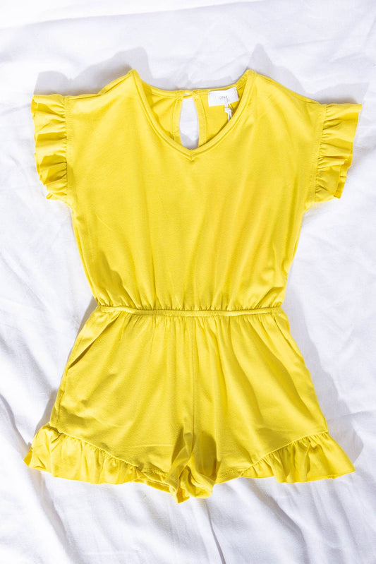 DAISY - Ruffled Hem Romper